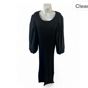 NWT Gibson Latimer Black Long Sleeve Dress